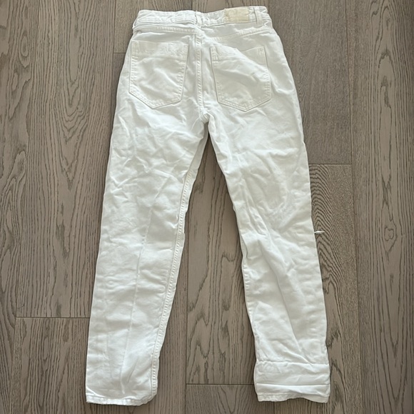 Zara white mom jeans size 0 - Picture 4 of 7